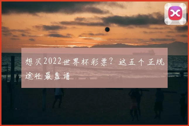 想买2022世界杯彩票？这五个正规途径最靠谱