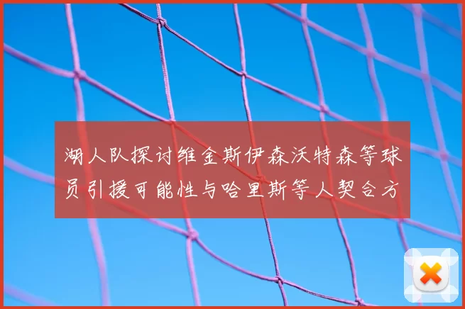 湖人队探讨维金斯伊森沃特森等球员引援可能性与哈里斯等人契合方向