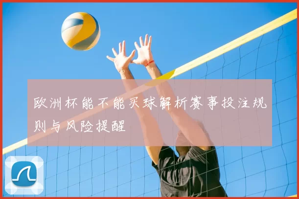 欧洲杯能不能买球解析赛事投注规则与风险提醒